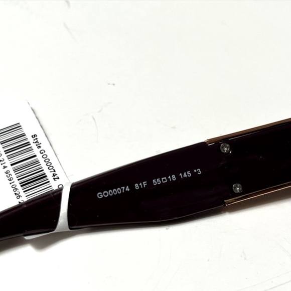 New GUESS Oversized Square Sunglasses GO00074 Acetate Purple  display picture 1